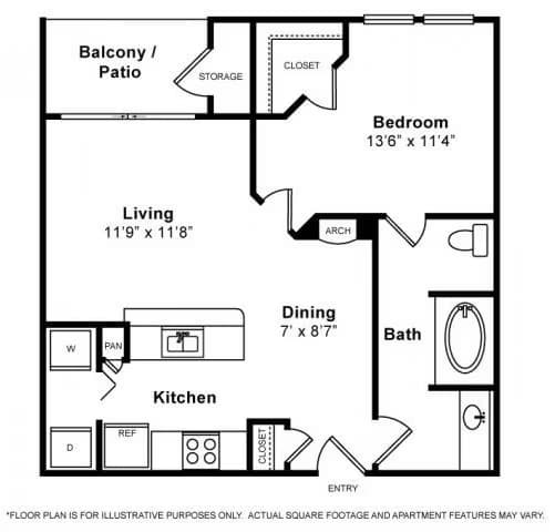Unit 1427 1617 floor plan