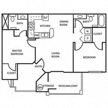 The Gilbert 2035 floor plan