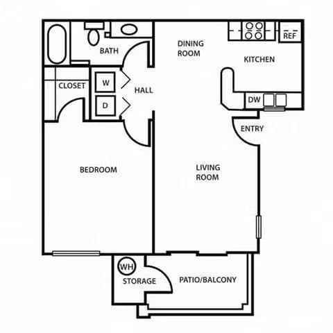 Unit 1079 2106 floor plan