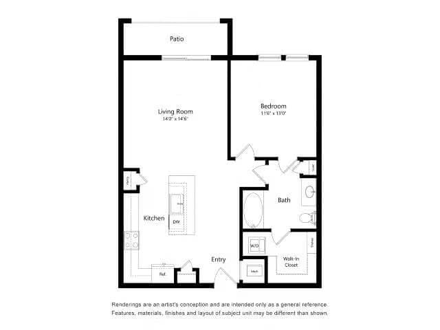 Unit 2073 2073 floor plan