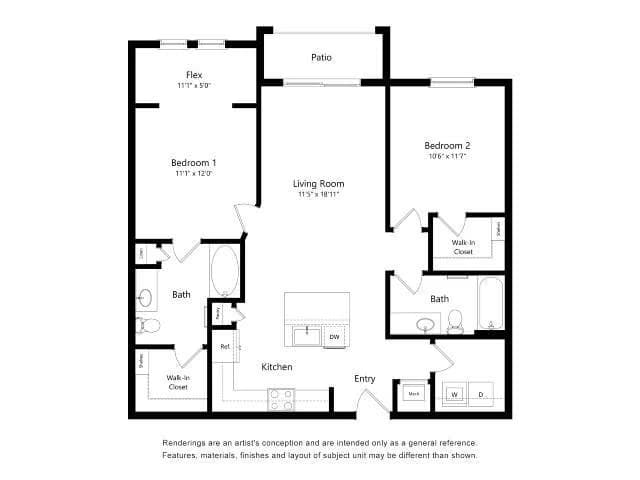 Unit 4023 4023 floor plan