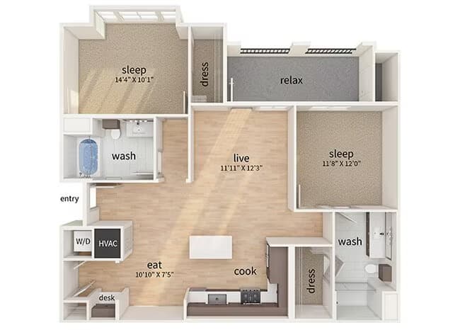 Unit 3305 3305 floor plan