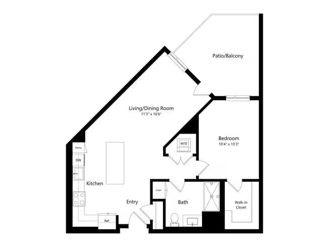 Unit 1016 1016 floor plan