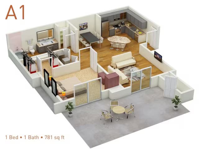 A1 2-2012 floor plan