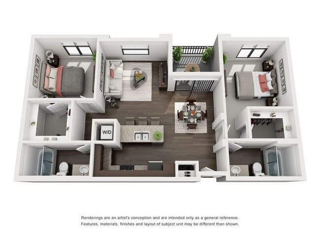 2x2 12-314 floor plan