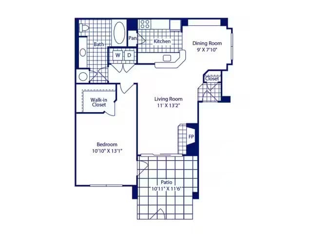1A Sophisticated 40-2155 floor plan