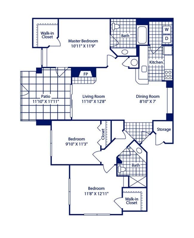 3A Sophisticated 28-2109 floor plan