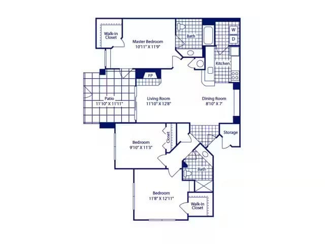 Unit 9-1036 19-1073 floor plan