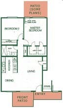 2/1 down floor plan