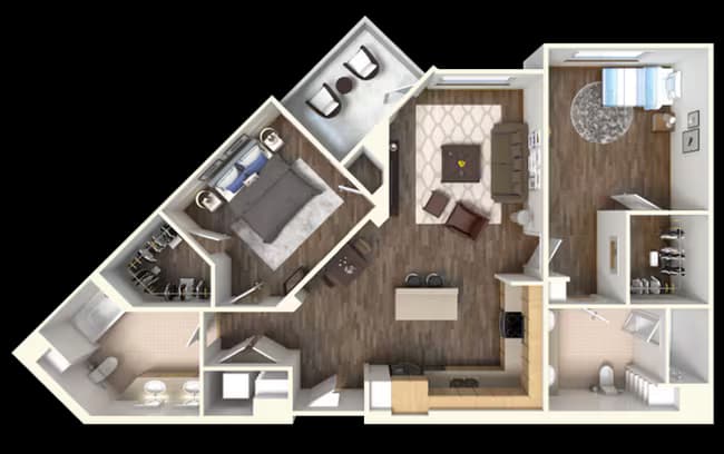B3 1340 floor plan