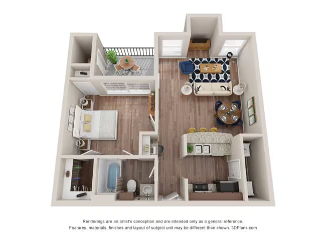 Unit 1321 1345 floor plan