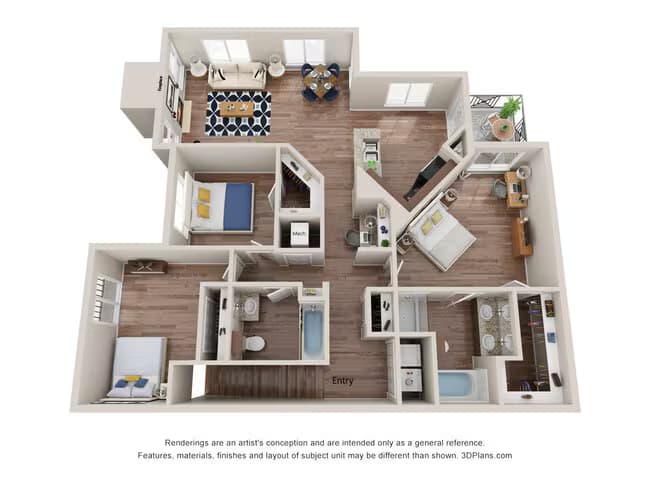 Unit 1207 1207 floor plan