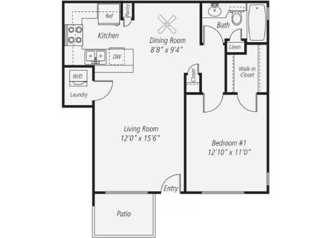 Unit 2058 2058 floor plan