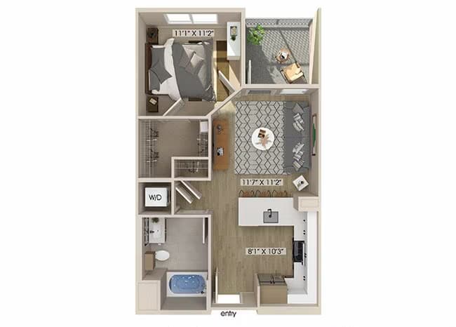 Unit 1238 1238 floor plan