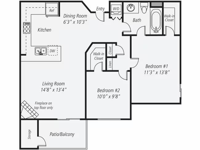 Unit 002-209 002-230 floor plan