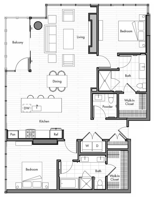 Unit 3401 3401 floor plan