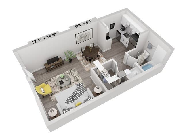 Unit 2165 1163 floor plan