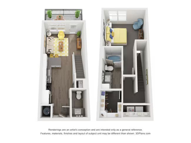 Zephr Townhome 07-2064 floor plan