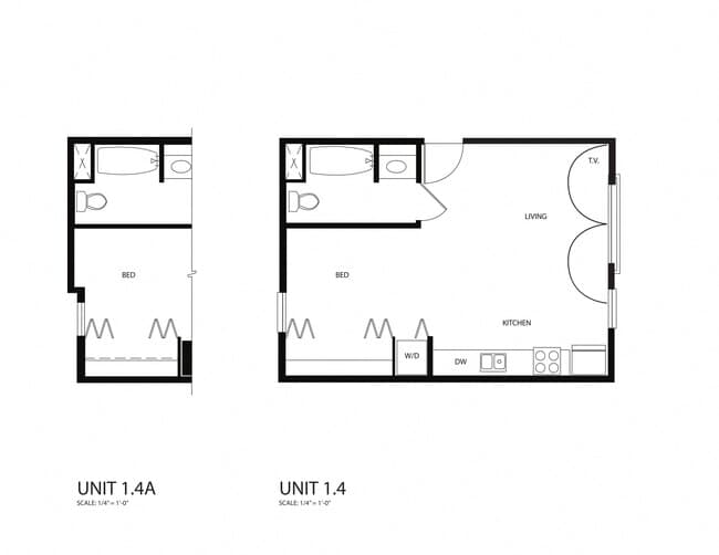 Renovated - 460 Sq Ft. 108 floor plan