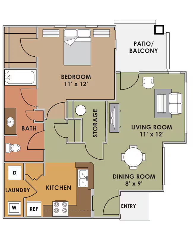 Unit 1071 1037 floor plan