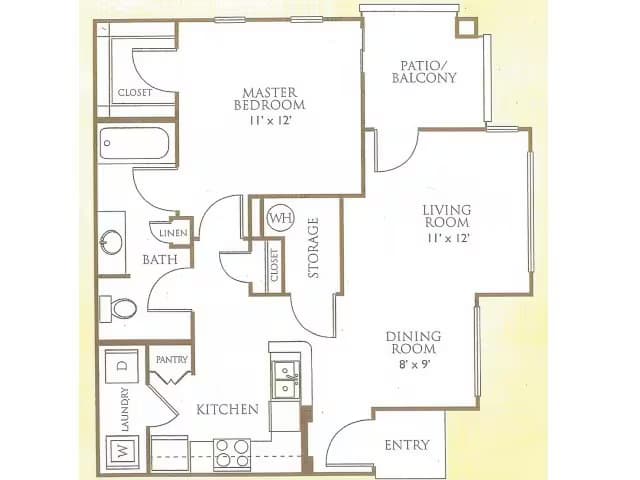 A1 2061 floor plan