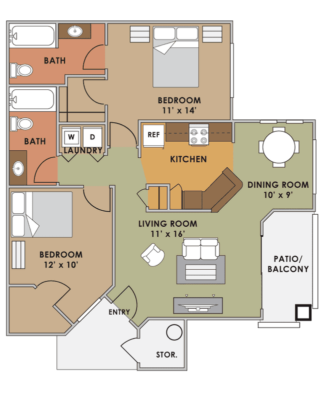 B2 2064 floor plan