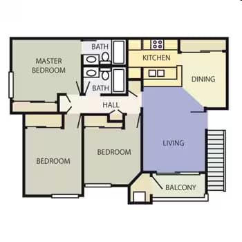 Unit F112 F201 floor plan