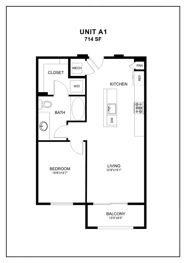 A1 443 floor plan