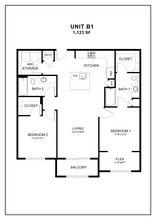B1 354 floor plan