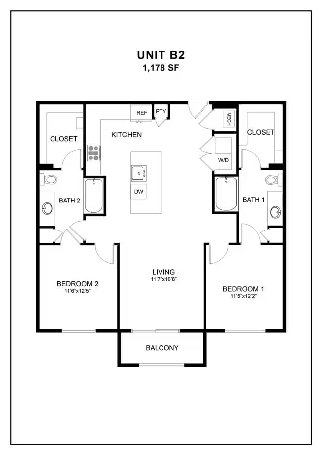 B2 261 floor plan