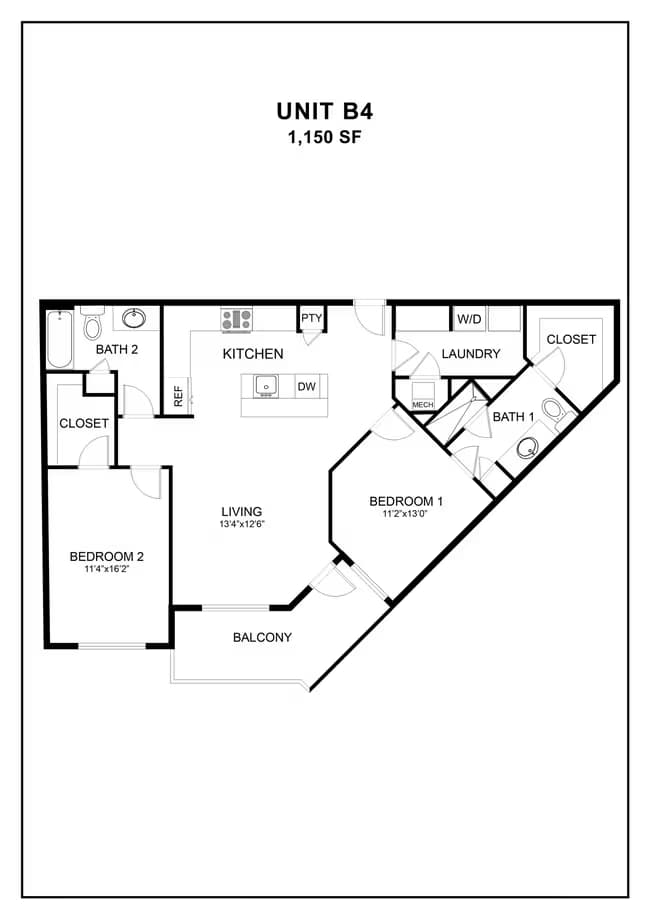Unit 104 110 floor plan