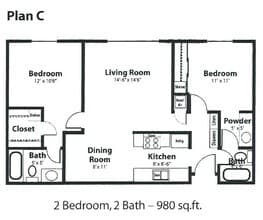 C floor plan