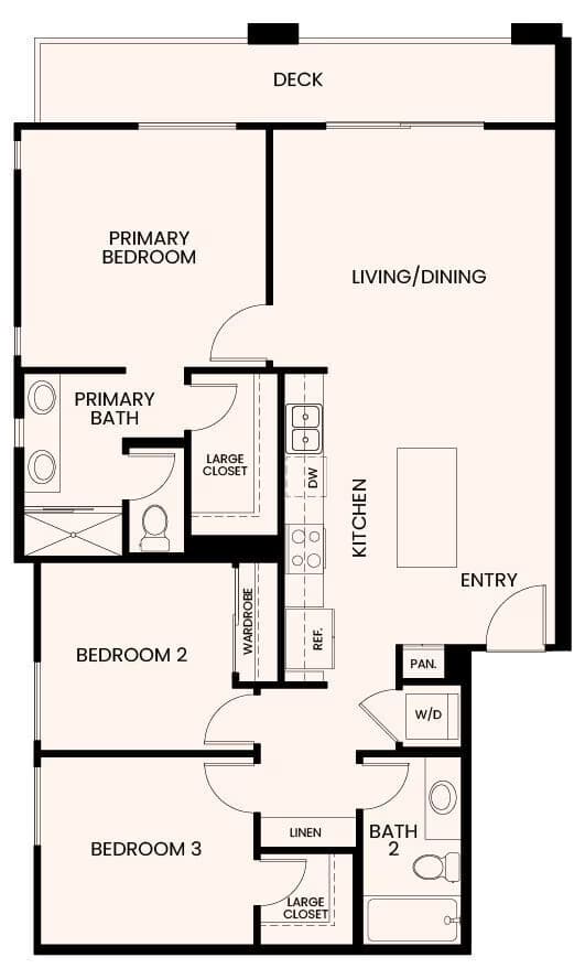 Unit 10-204 10-204 floor plan