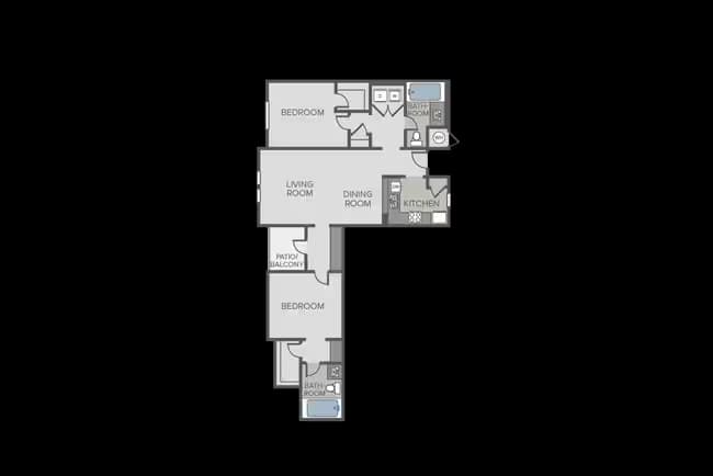 Unit 03305 08207 floor plan