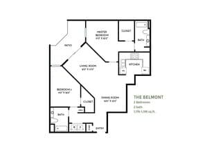 Belmont floor plan