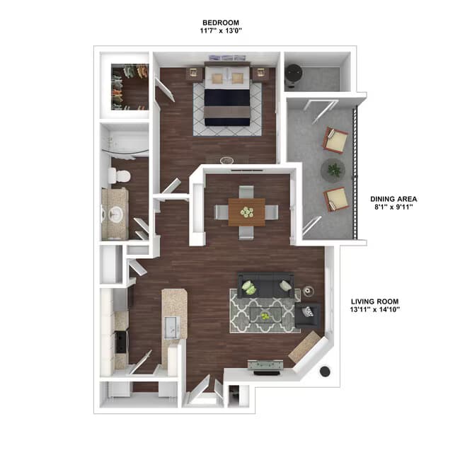 Unit 2070 2070 floor plan