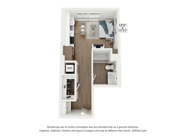 Unit 458 Townsend-358 floor plan