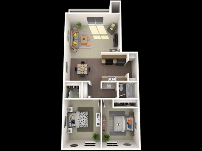 Unit 2070 2070 floor plan