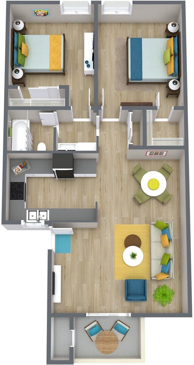 Unit AUCMHM 238 floor plan