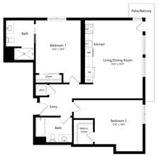 2H-1 406 floor plan