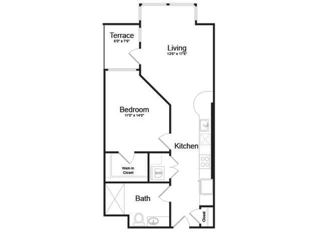 Unit 414 422 floor plan