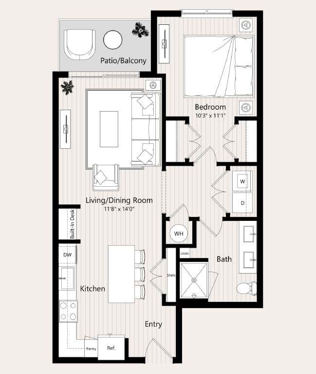 A9 209 floor plan
