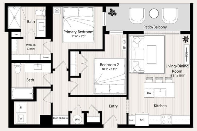B2 419 floor plan