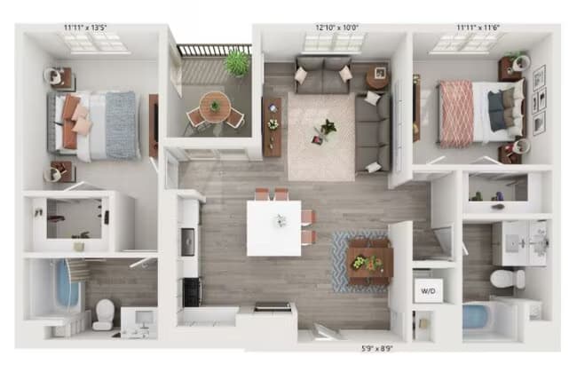 Unit 15-15413 18-18420 floor plan