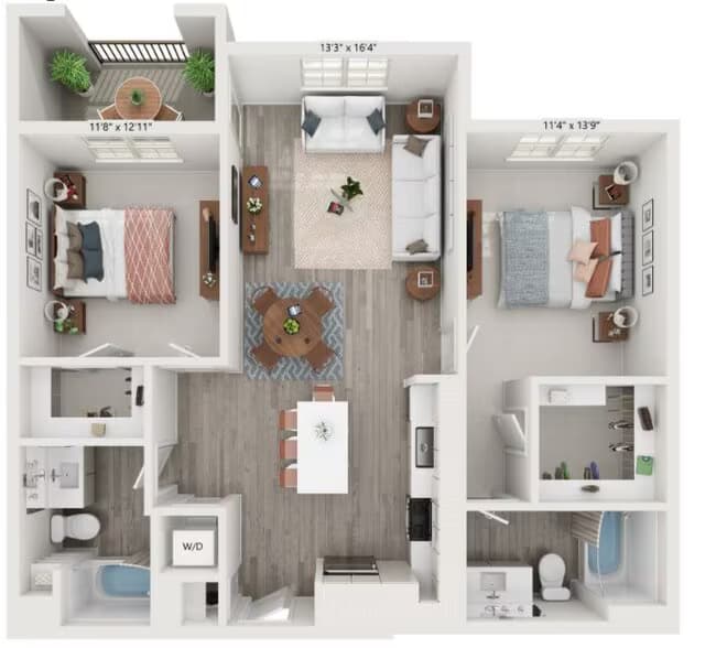 Unit 15-15305 15-15302 floor plan
