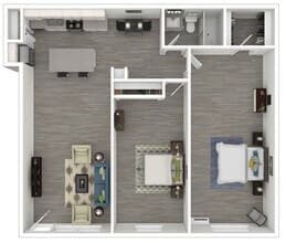 2 Bedroom 29491-657 floor plan
