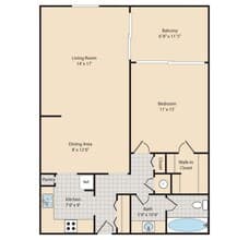 A 406 floor plan