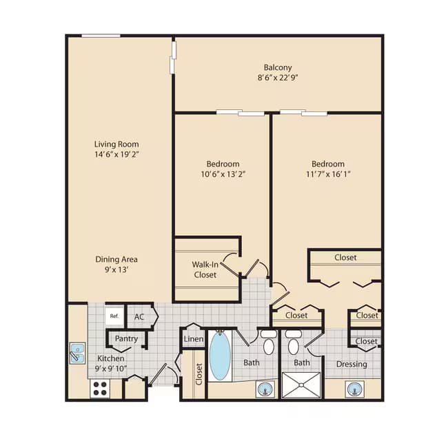 Unit 115 112 floor plan