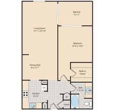 F 122 floor plan