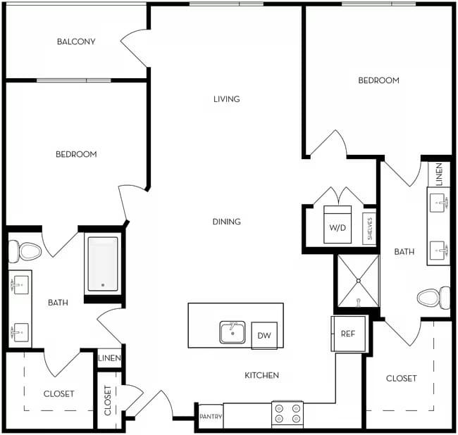 Unit 1030 1030 floor plan